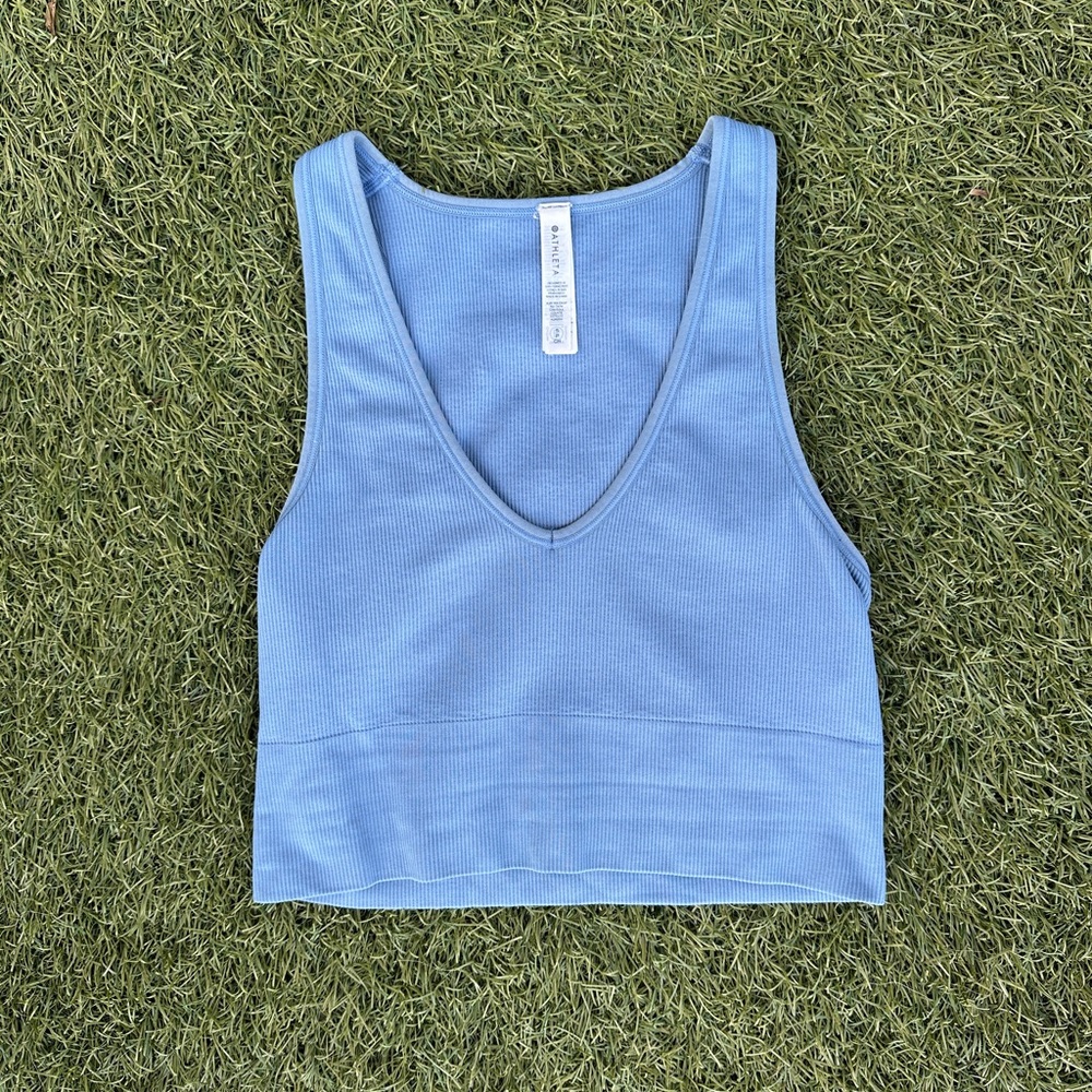 Athleta Aurora Seamless Crop Rib Tank